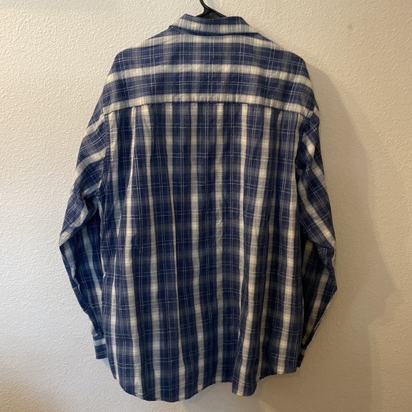 Crossings plaid button down shirt size XLT - Picture 5 of 5